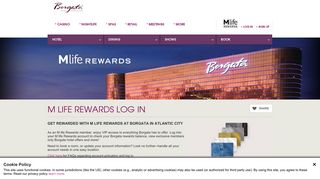 Log In | M life Rewards | Borgata Hotel Casino & Spa