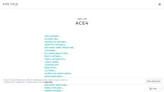 ace4 – Site Title