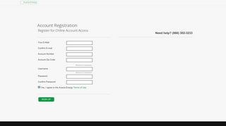 Account Registration - Acacia Energy