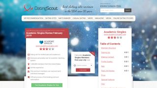Academic Singles January 2019 - Real academics ... - DatingScout.com