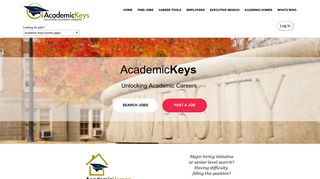 AcademicKeys.com: Higher Education Jobs and University Jobs