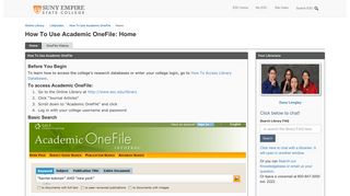 Home - How To Use Academic OneFile - LibGuides at Empire State ...