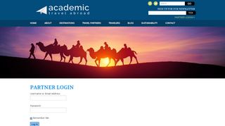Partner Login - Academic Travel Abroad