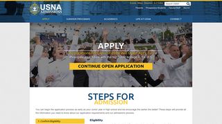 Apply to USNA :: Admissions :: USNA