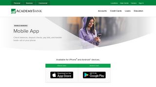 Mobile App | Academy Bank