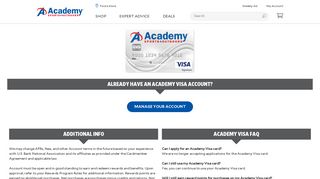 Academy - Visa Credit Card - Academy Sports + Outdoors