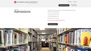 Admissions Office | Academy of Art University