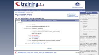 training.gov.au - 121713 - National Education Academy Pty Ltd