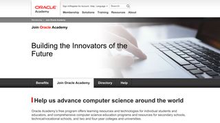 Join | Oracle Academy