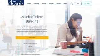 Online Banking - Acadia Federal Credit Union