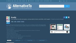 Acadly Alternatives and Similar Apps and Websites - AlternativeTo.net
