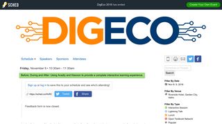 DigEco 2018: Before, During and After: Using Acadly a...