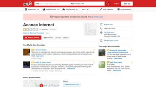 Acanac Internet - CLOSED - 10 Reviews - Internet Service Providers ...