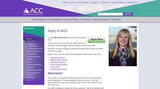 Apply to ACC | Arapahoe