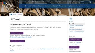 ACCmail | Austin Community College District