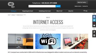 Wi-Fi - Delegate Services | ACC Liverpool