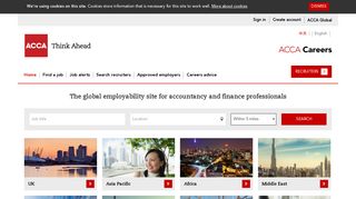 ACCA Careers | jobs | Choose from 64,094 live vacancies