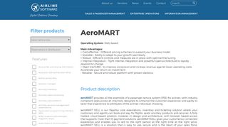 AeroMART | ISA | Products | airlinesoftware.net