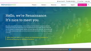 Accelerating learning for all - K–12 edtech software | Renaissance