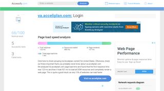 Access va.acceliplan.com. Login