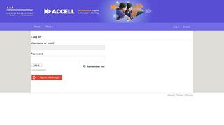 Log in : ACCELL online