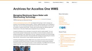 Accellos One WMS |