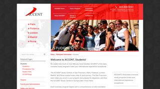 Students - ACCENT International