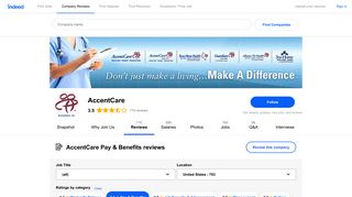 Working at AccentCare: 176 Reviews about Pay & Benefits | Indeed.com