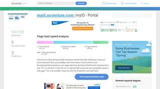 Access myid.accenture.com. myID - Portal
