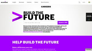 Accenture Career Opportunities | India