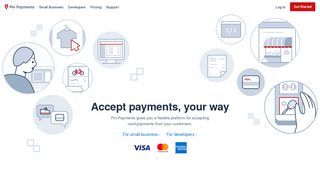 Pin Payments: Accept card payments securely | Online payments