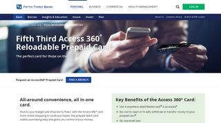 Access 360 Reloadable Prepaid Card | Fifth Third Bank