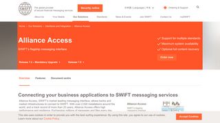 Alliance Access | SWIFT