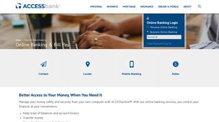 Online Banking & Bill Pay › Access Bank