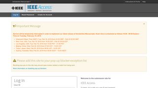 IEEE Access - Submit an article - ScholarOne