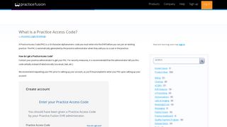 What is a Practice Access Code? – Knowledge Base