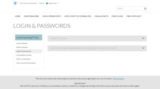 Login & passwords | Access Consciousness
