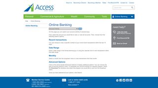 Access Credit Union - Online Banking