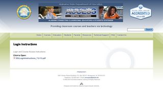 Login Instructions | ACCESS Virtual Learning