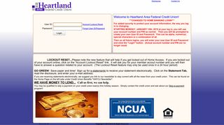 Heartland Area FCU - HomeAccess