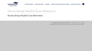 Access Group Student Loan Borrowers | Access Group