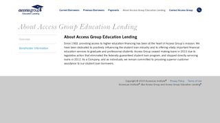 About Access Group Education Lending | Access Group