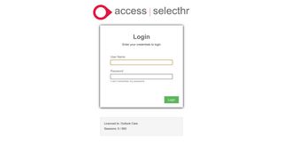 access SelectHR - Outlook Care