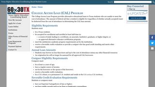 College Access Loan (CAL) - HHLoans
