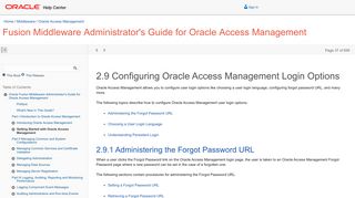 Configuring Oracle Access Management Login Options - Oracle Docs