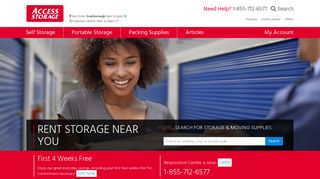 Access Storage – Search Self Storage Near You