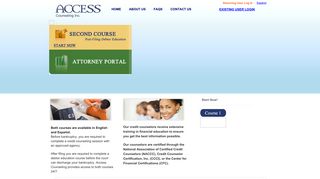 Course Info - Access Counseling, Inc.