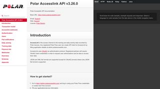 Polar Accesslink API v3.19.0