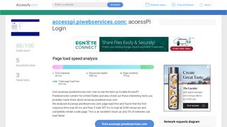 Access accesspi.piwebservices.com. accessPI Login
