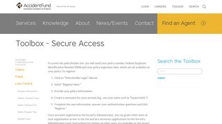 Secure Access | Accident Fund Insurance Company of America